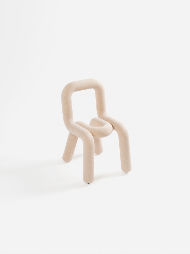 Chaise pour enfant en coton imprimé koï Mini Bold - Moustache