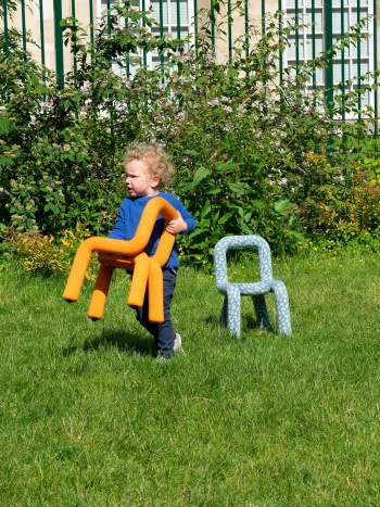 Lot 10 petites balles ø 2 cm en caoutchouc mousse couleur Chair, boules  teinte peau - Matériel fofuchas - Creavea