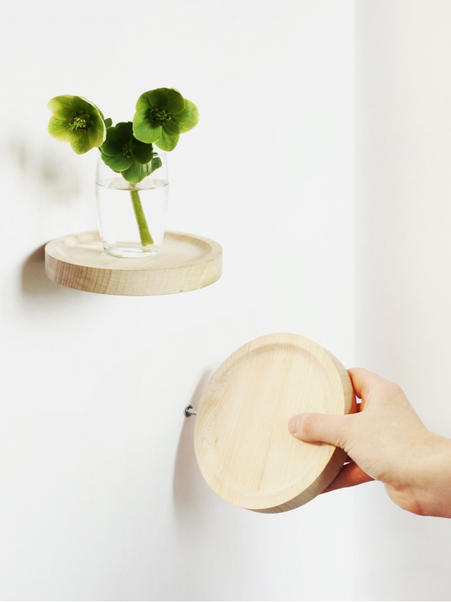 Balcon Little Shelf To Screw In Beech x2 Balcon Little Shelf To Screw In Beech x2