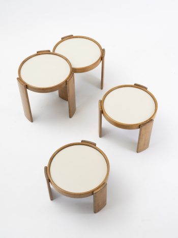 Tables basses gigognes 780 Gianfranco Frattini Cassina